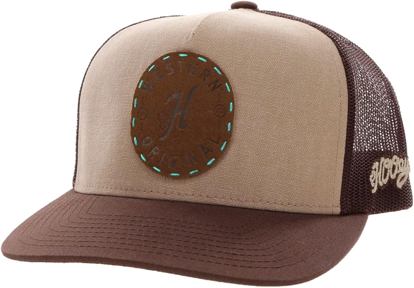 HOOEY Spur Adjustable Snapback Trucker Mesh Back Hat with Logo