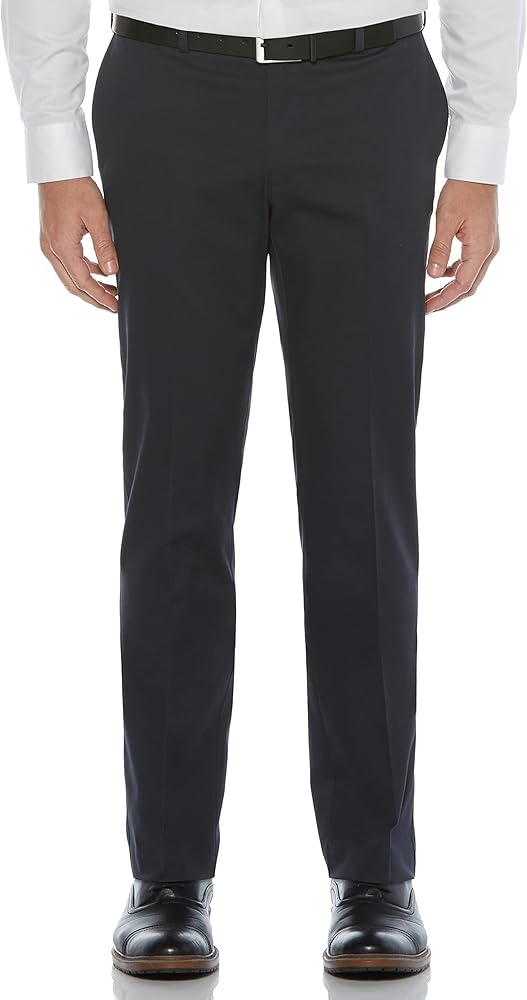 Savane Men's Slim Fit Ultimate Performance Chino Flat Front Pant