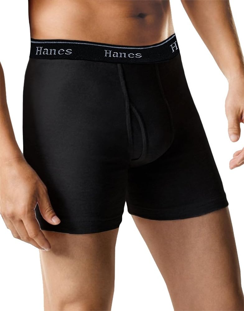 Hanes Ultimate 5 Packs for Men FreshIQ Boxer Briefs with ComfortFlex Waistband