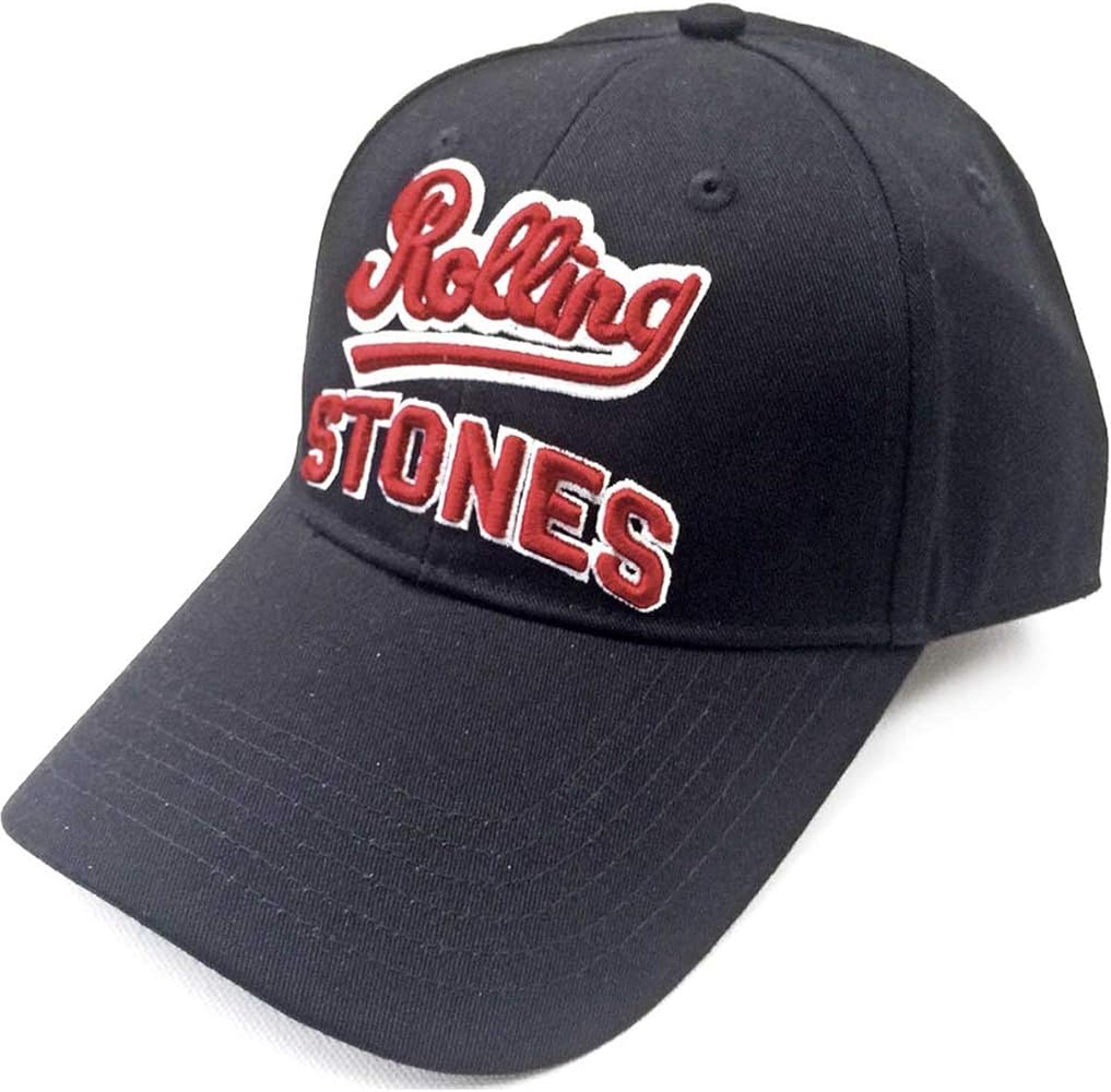 Rolling Stones Men's Team Logo Baseball Cap Black