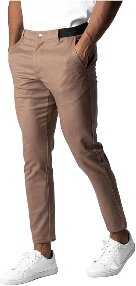 Bizgent Pants, Bizgent Active Chinos Pants for Men, Active Chinos Pants, Elasticity Slim Fit Pants Pants for Men