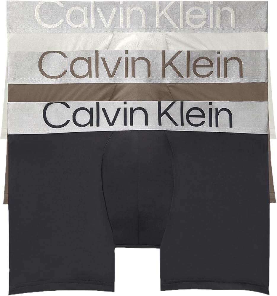 Calvin Klein Men's Reconsidered Steel Micro 3-pack Trunk