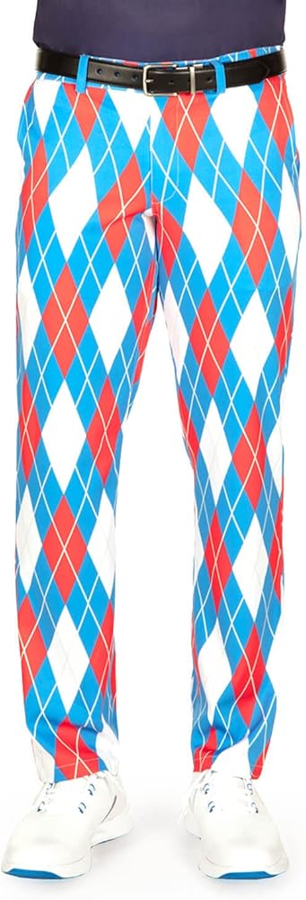 Tipsy Elves ﻿Golf Pants for Men - 4-Way Stretch Wrinkle Resistant Athletic Golf Pants