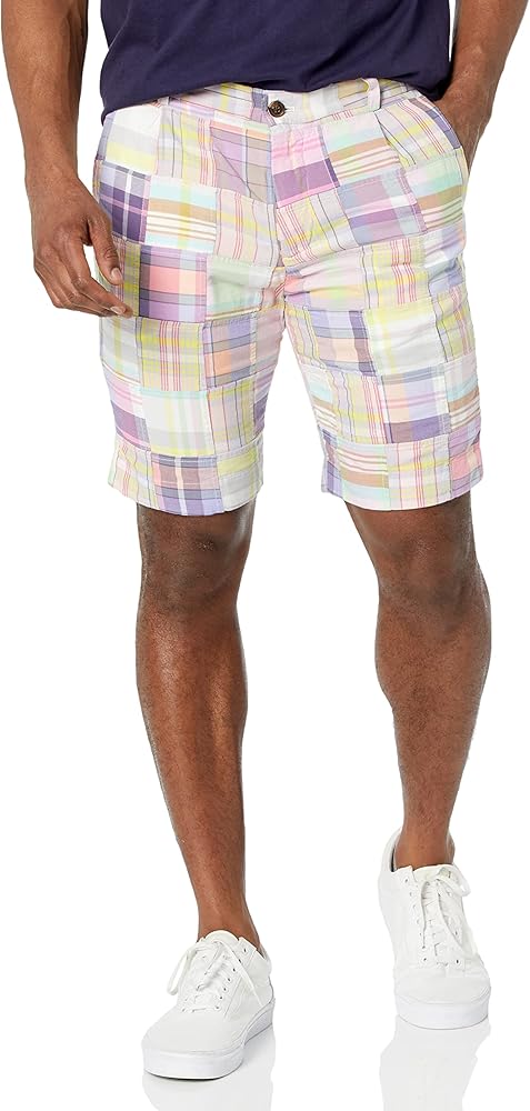 Brooks Brothers Men's Cotton Patchwork Madras Shorts