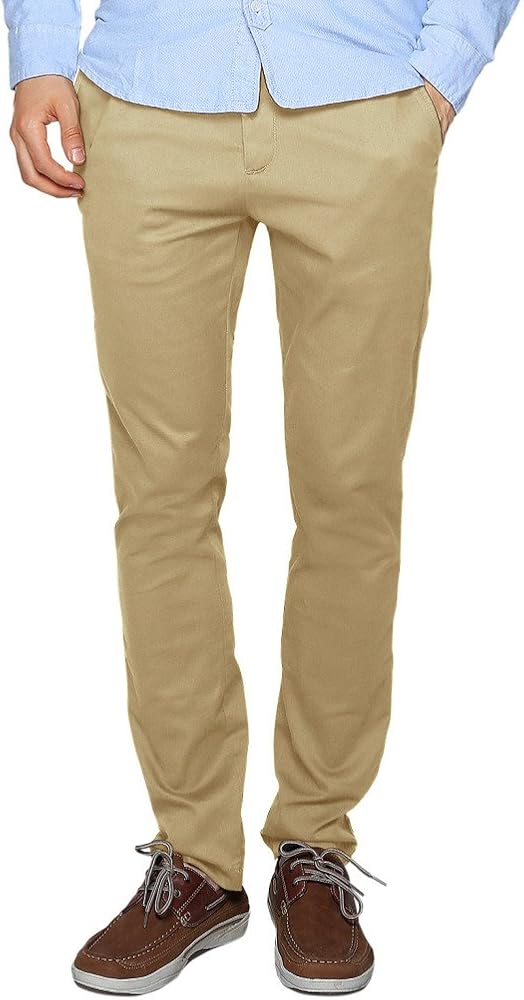 Match Men's Slim Tapered Stretchy Casual Pant