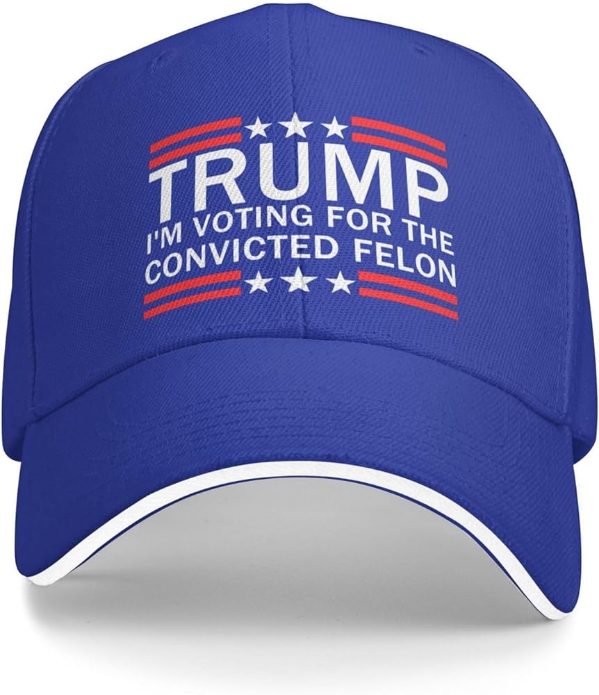 Trump 2024 Hat I'm Voting for The Convicted Felons Cap for Men Baseball Hat Trendy Hats