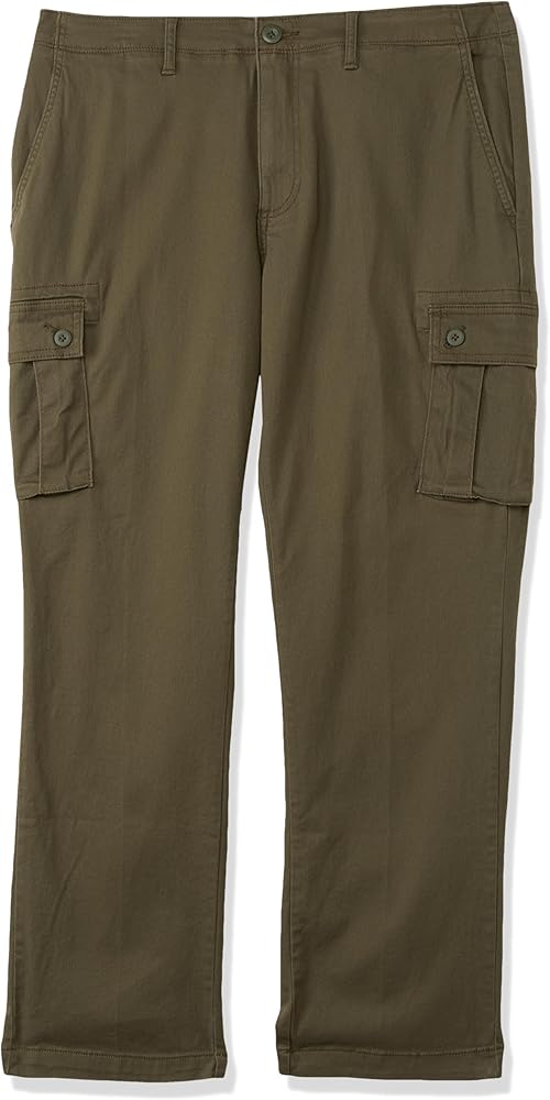 Amazon Essentials Men's Straight-Fit Stretch Cargo Pant (Available in Big & Tall)