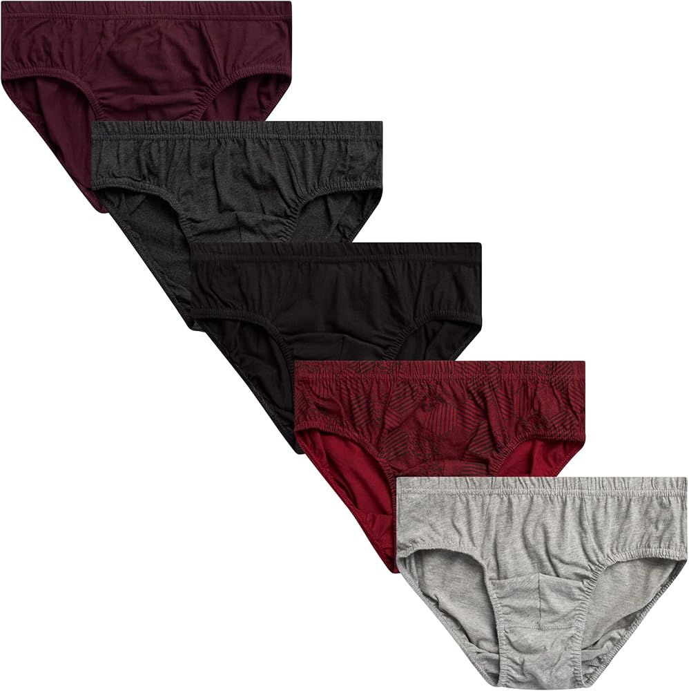 Van Heusen Men's Briefs - 5 Pack Performance Stretch No Fly Low Rise Briefs Underwear for Men (S-XL)