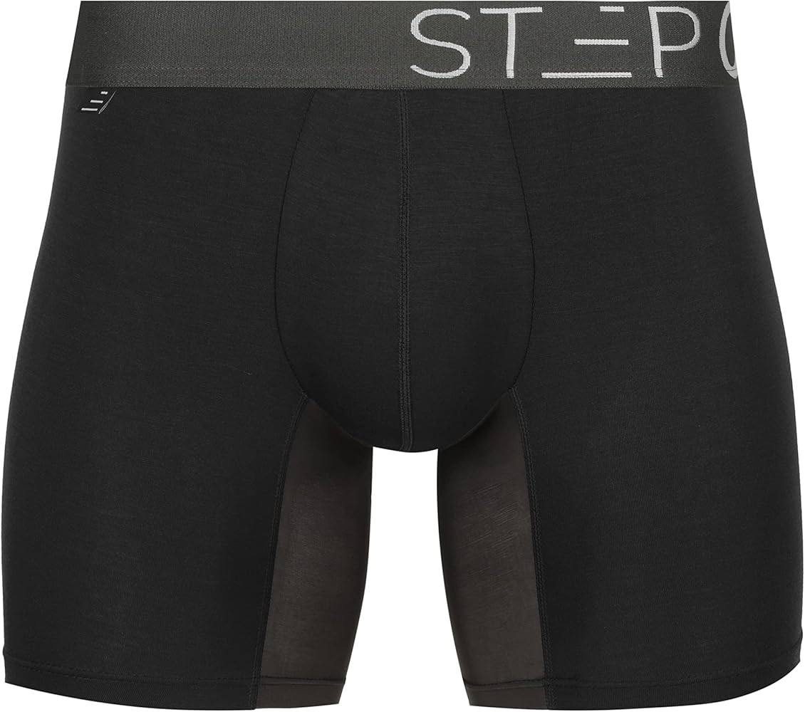 STEP ONE Mens Underwear Boxer Briefs - Underwear for Men, Moisture-Wicking, 3D Pouch + No Ride Up Boxer Briefs for Men