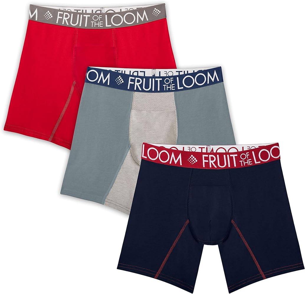 Fruit of the Loom Men's Performance Cooling Boxer Briefs