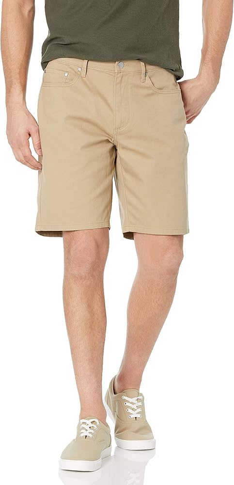 Amazon Essentials Men's Straight-fit 9" Inseam Stretch 5-Pocket Short