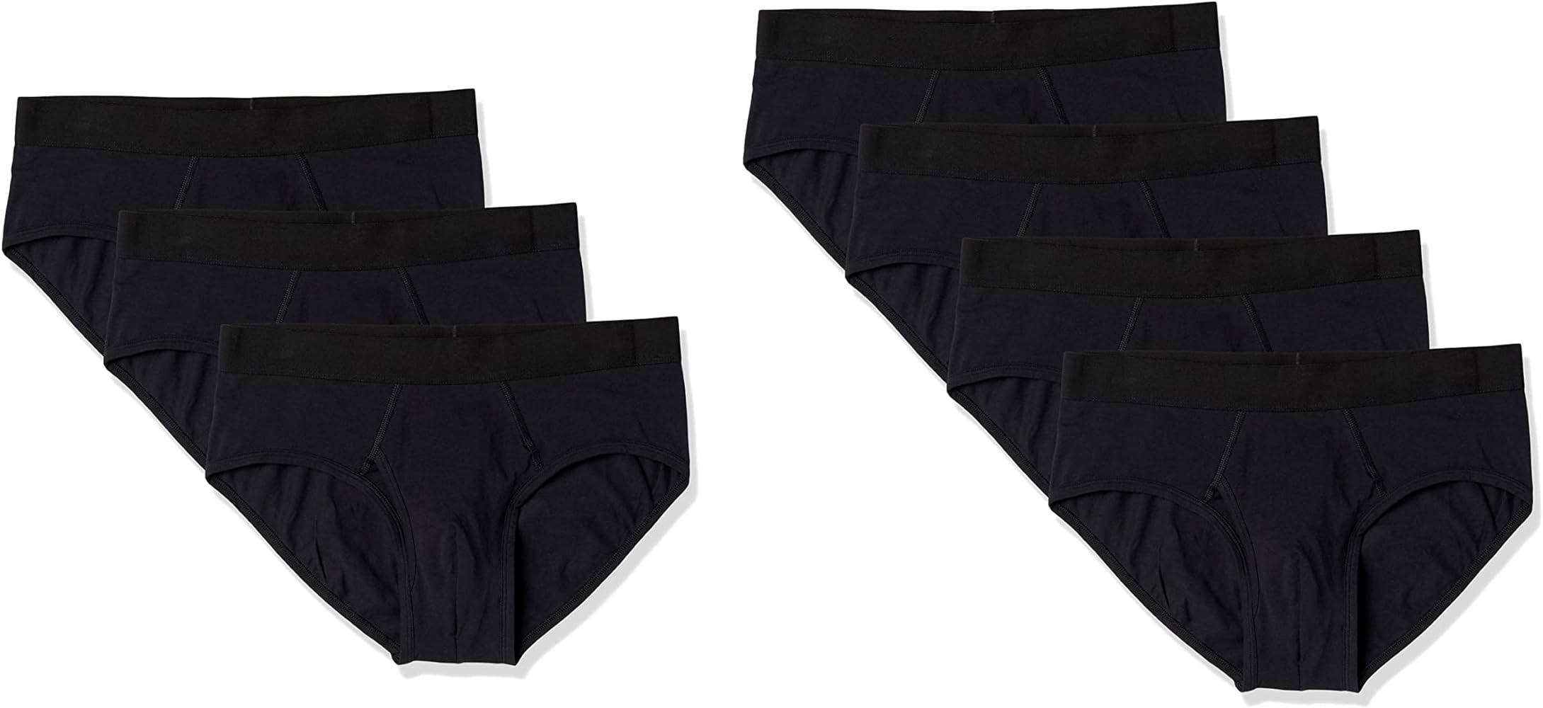 Amazon Essentials Men's Cotton Jersey Brief (Available in Big & Tall), Pack of 7