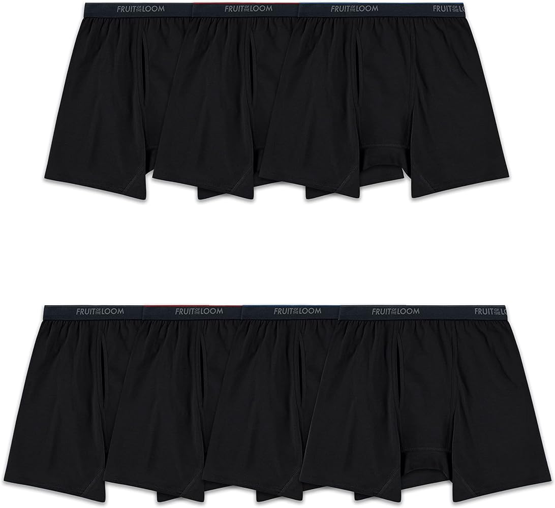 Fruit of the Loom Men's Cotton Stretch Boxer Briefs