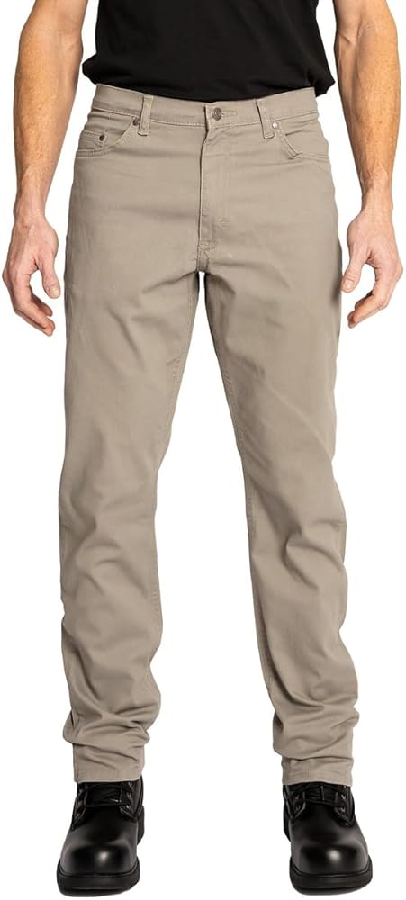 5 Pocket Twill Pants, Regular Fit, Performance Stretch