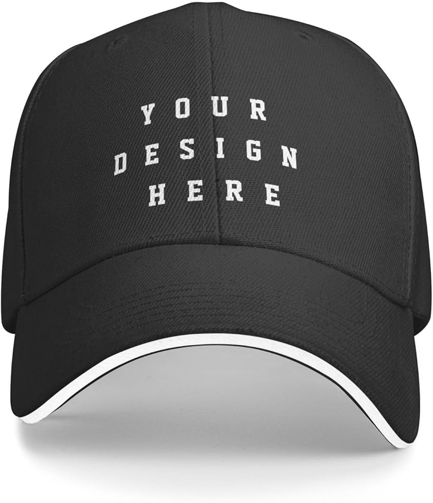 Custom Hat Design Your Own Logo Custom Baseball Cap Personalized Hats for Men Women