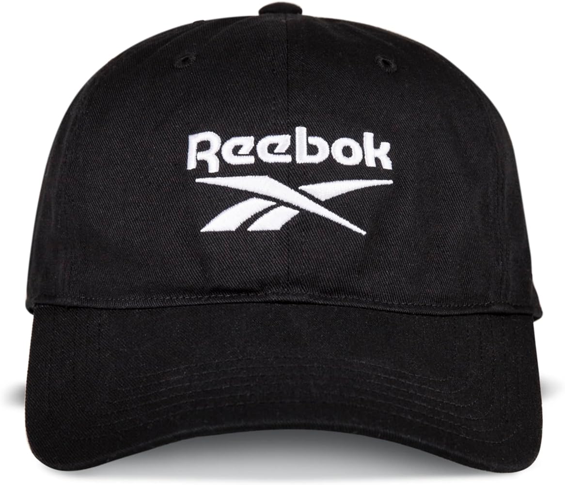 Reebok Casual Relaxed Logo Cap with Adjustable Strap for Men and Women (One Size Fits Most)