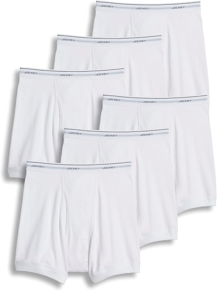 Jockey Men's Underwear Classic 5" Boxer Brief - 6 Pack