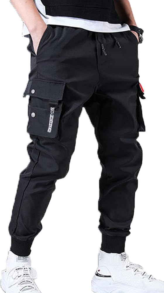 Men's Jogger Pants Punk Cargo Baggy Techwear Streetwear Hip Hop Couple Women Unisex Sports Casual Pants