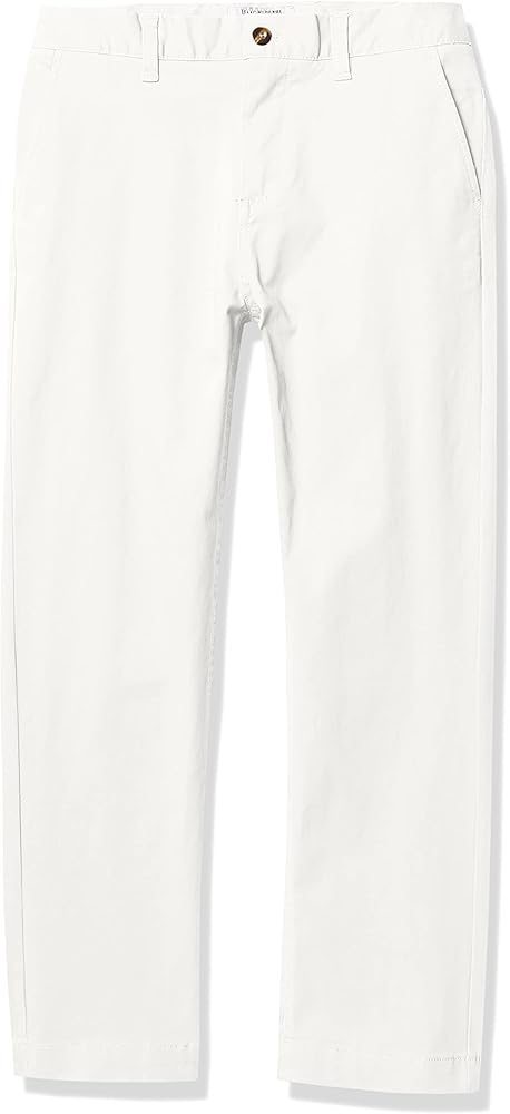 Isaac Mizrahi Men's Boy's Slim Fit Adjustable Waist Stretch Cotton Pant