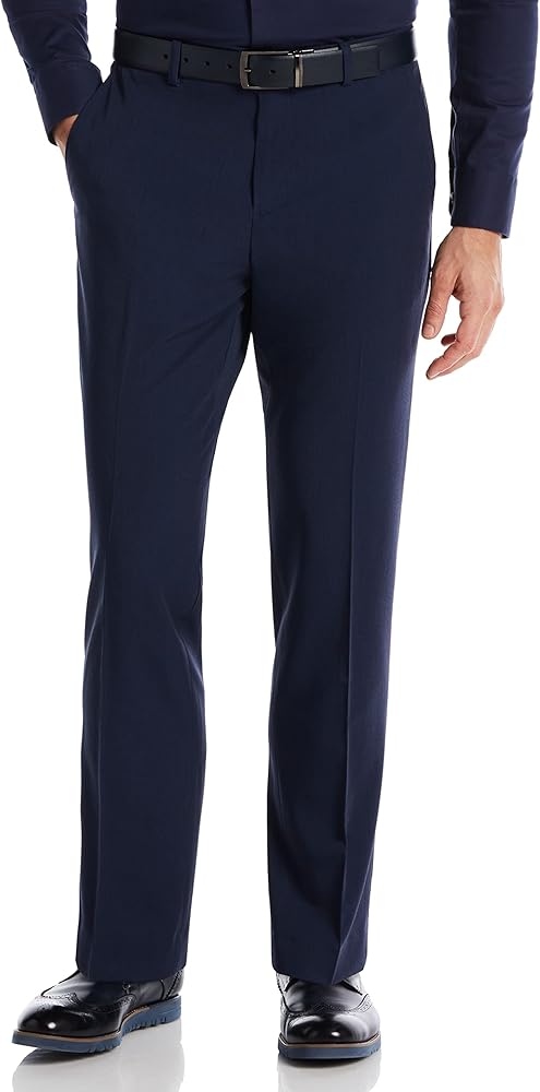 Perry Ellis Men's Modern Fit Solid Stretch Resolution Dress Pant