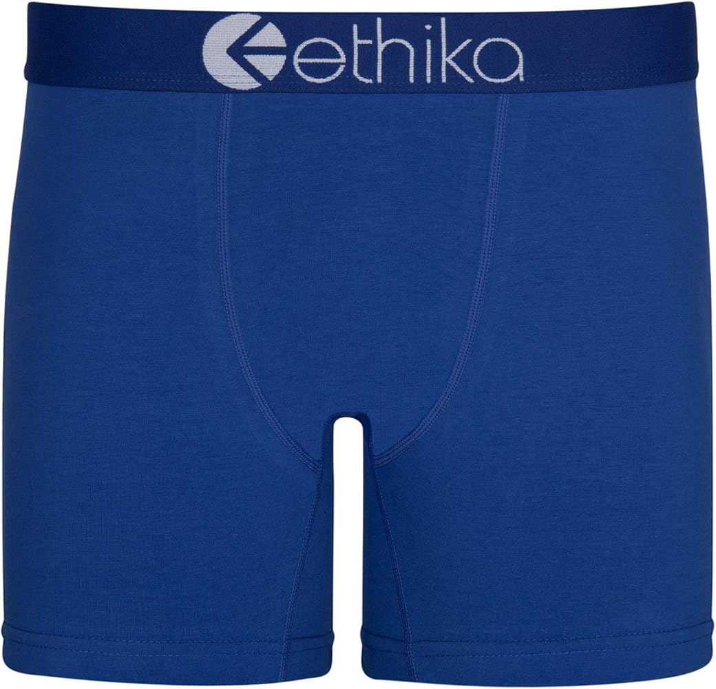 Ethika Mens MID Boxer Brief | *Solids* Winner Blue