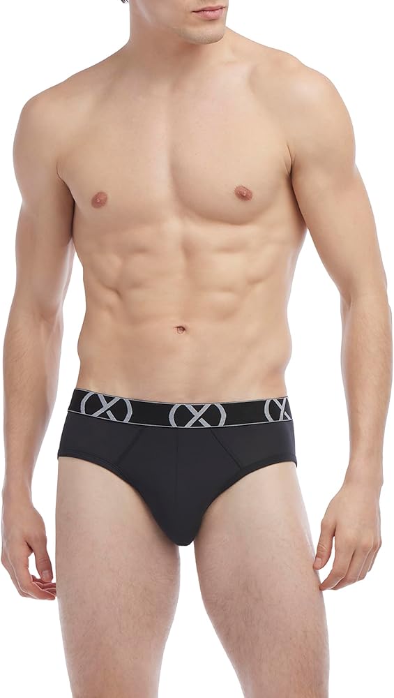 2(X)IST mens (X) Modal 4-pack No Show Brief