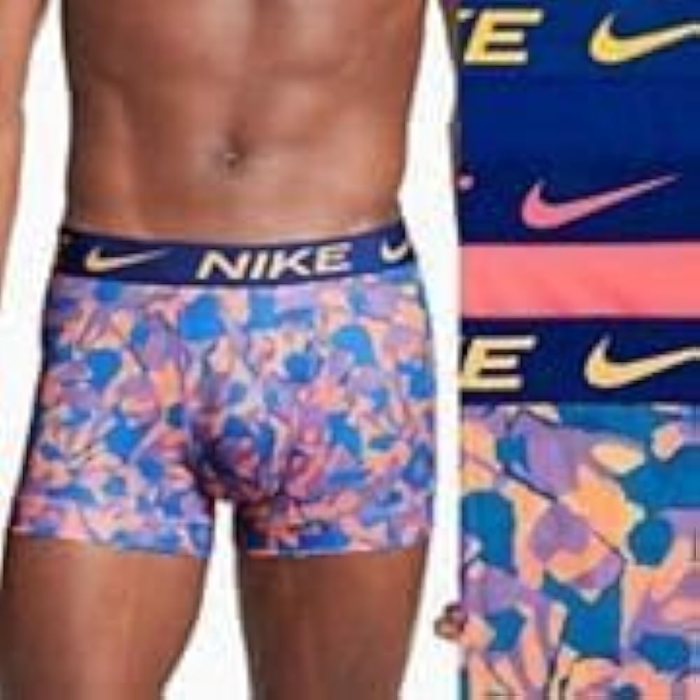 Nike Men's Dri-FIT Essential 3-pack Microfiber 4-Inch Boxer Trunks