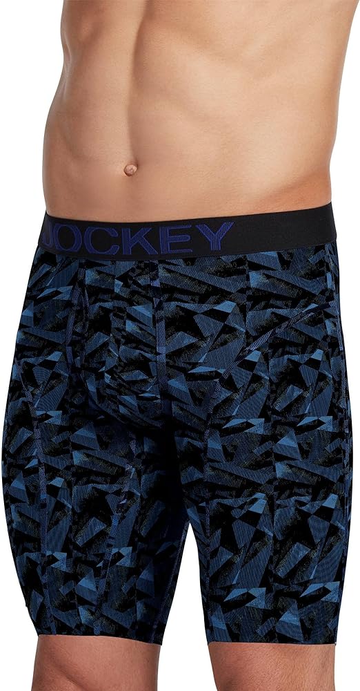 Jockey Men's Underwear Big Man RapidCool 10" Midway Brief