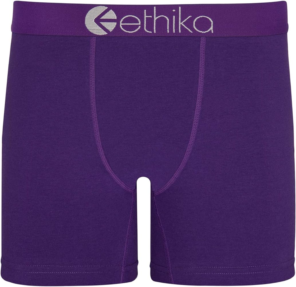 Ethika Mens MID Boxer Brief | *Solids* Black OG