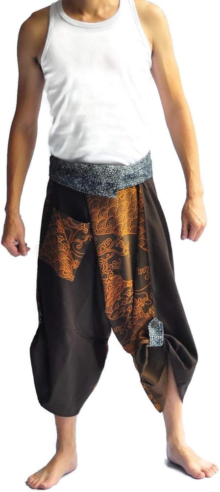 Men's Japanese Style Pants One Size