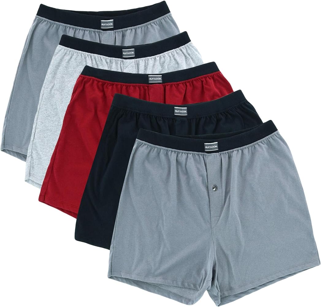 Fruit of the Loom 5-Pack Asst Knit Boxer 5P540TG