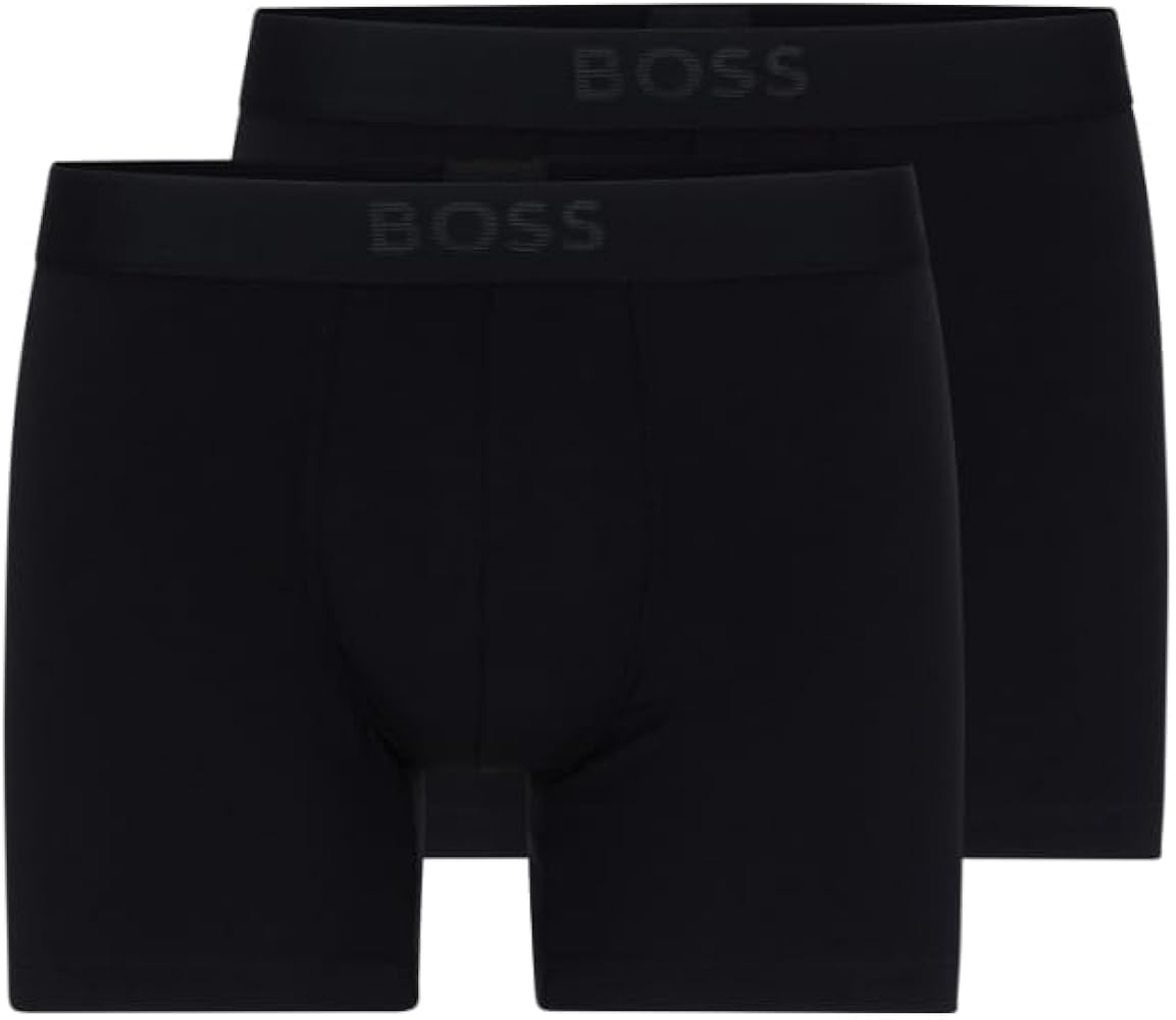 BOSS Men's 2-Pack Soft Modal Boxer Briefs