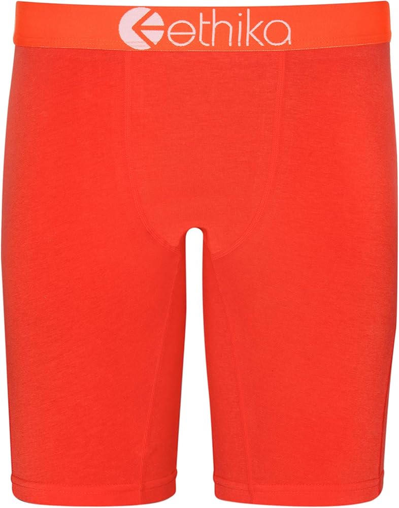 Ethika Mens Staple Boxer Brief | *Solids* Native Orange