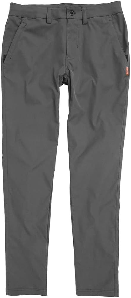 KETL Tomfoolery Travel Pants: Stretchy, Packable, Casual Chino Style W/Zipper Pockets - Men's