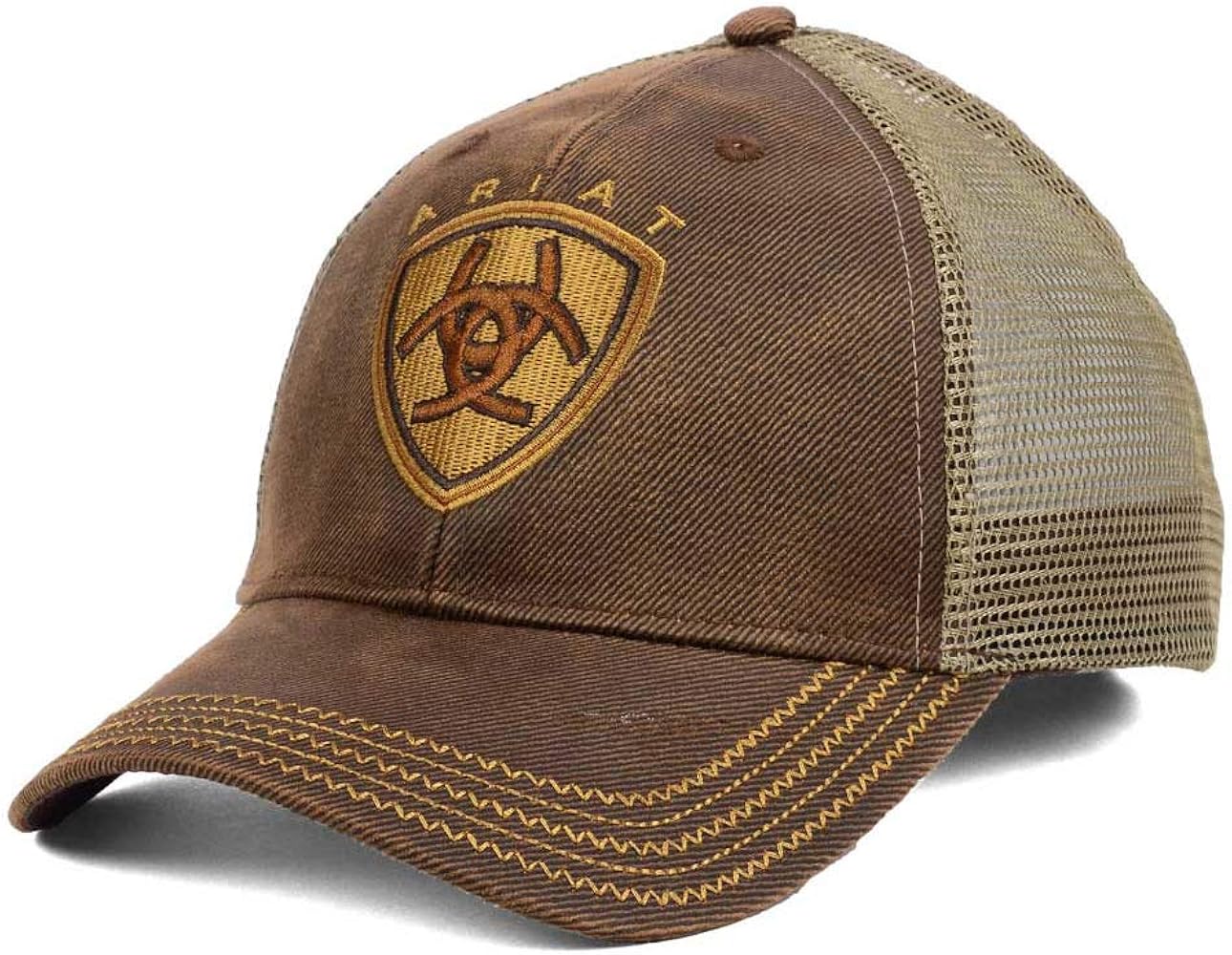 ARIAT Men's Oilskin Mesh Hat