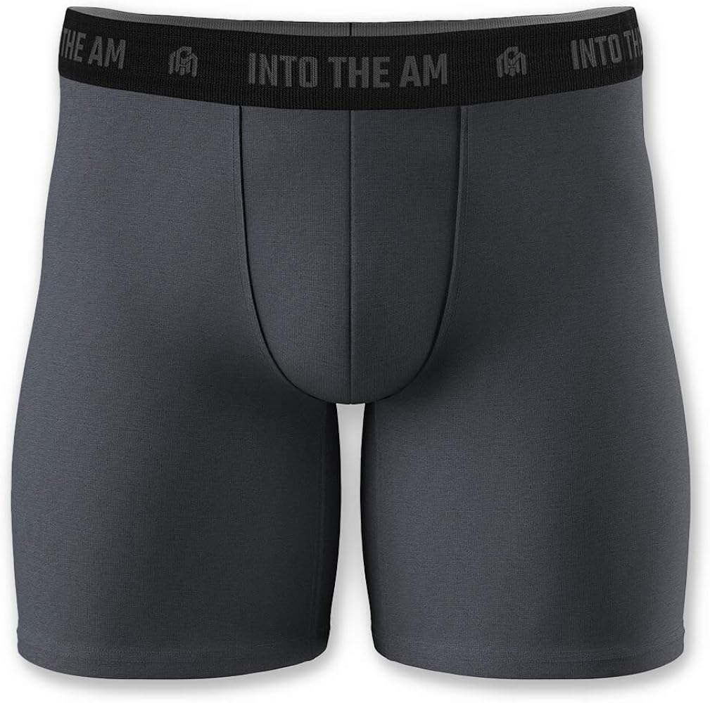 INTO THE AM Premium Men's Boxer Briefs - Modal Stretchy Compression Athletic Underwear S - 4XL