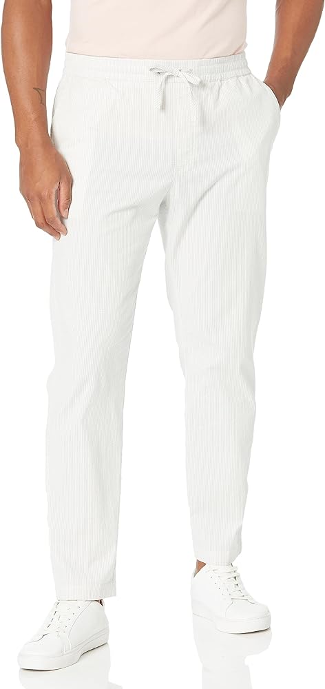 Original Penguin Men's PNT Seersucker Pullon Drawstring Pant