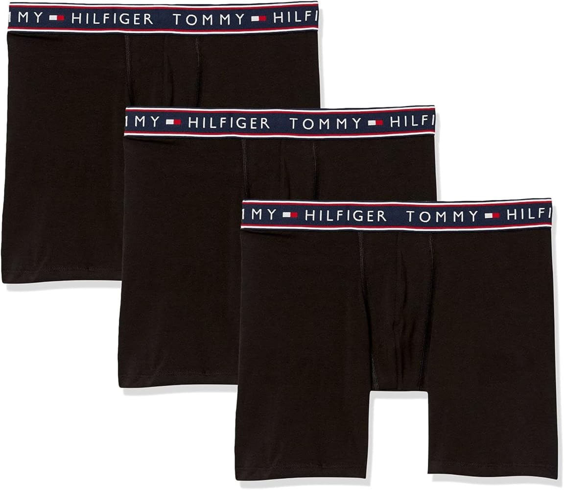 Tommy Hilfiger Men's Cotton Stretch 3-pack Boxer Brief