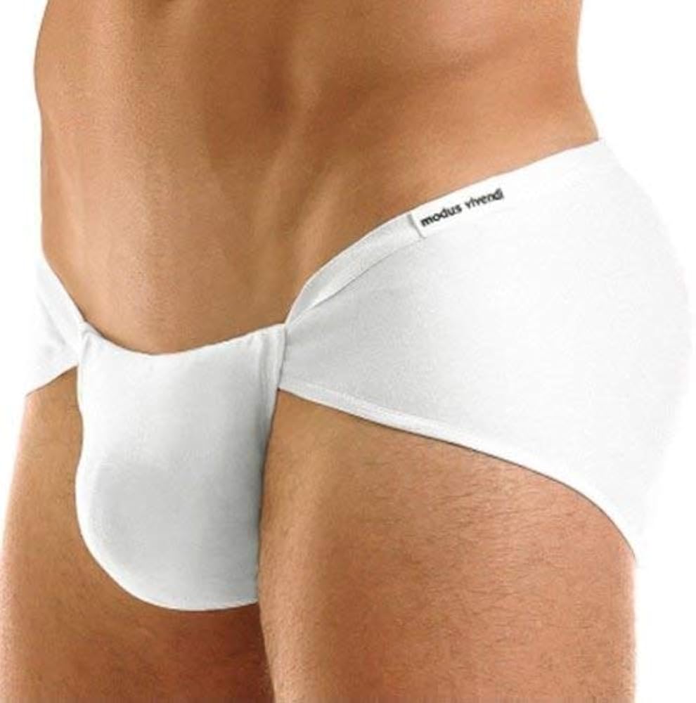 Drops Golden 4 Indian Traditional Underwear Langot Supporter loincloth Cotton White