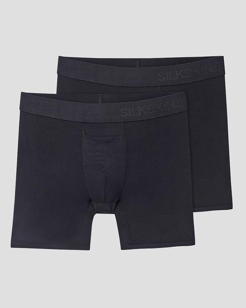 Terramar Men's Silkskins 6" Boxer Briefs