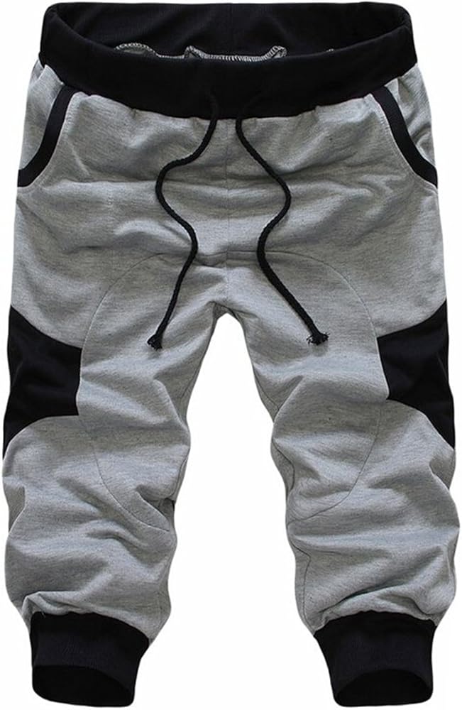 Men's Casual Harem Training Jogger Sport Short Baggy Pants