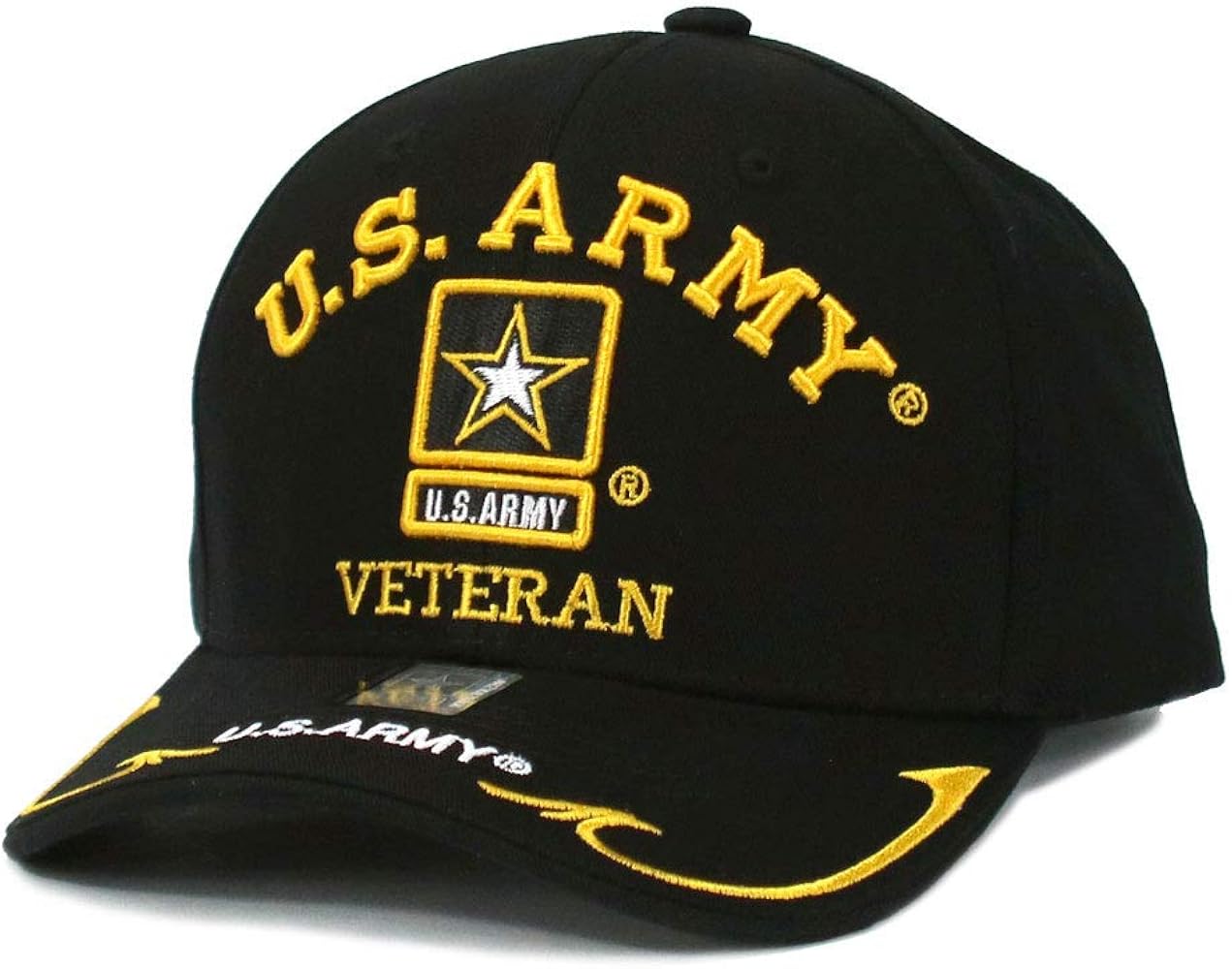 Army Military Hat Veteran Army Cap Official Licensed Baseball Cap