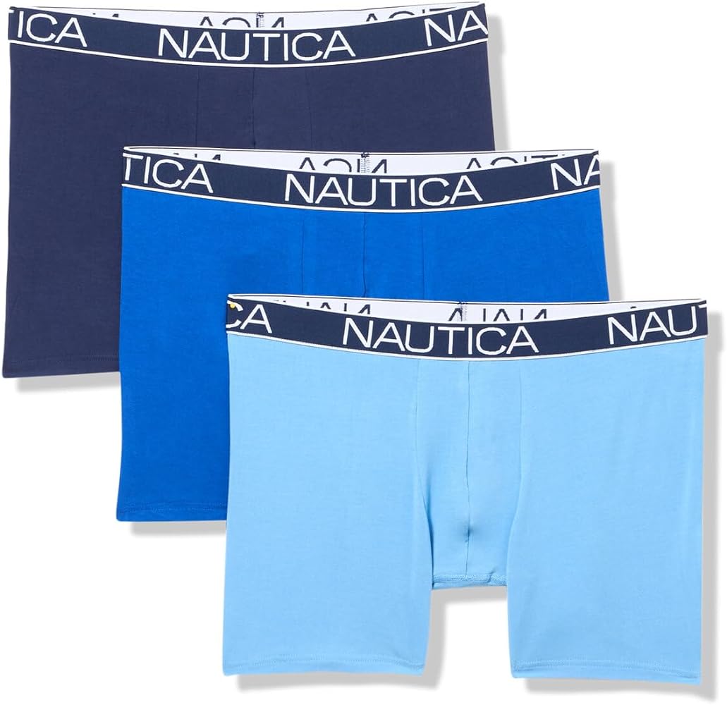 Nautica Men's 3-pack Modal Span Boxer Briefs