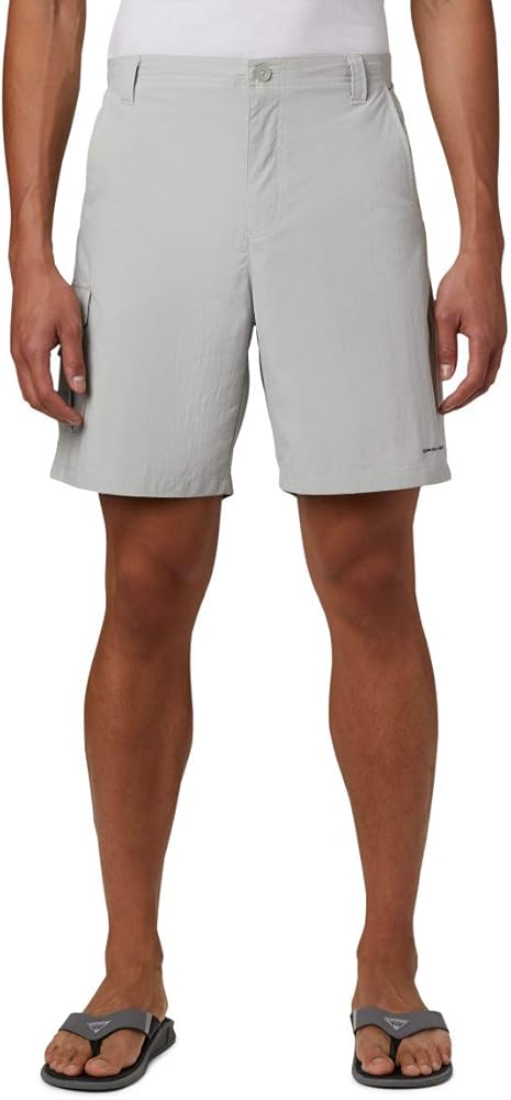 Columbia Men's PFG Bahama Short, Sun Protection, Quick Drying, Cool Grey, Smallx8