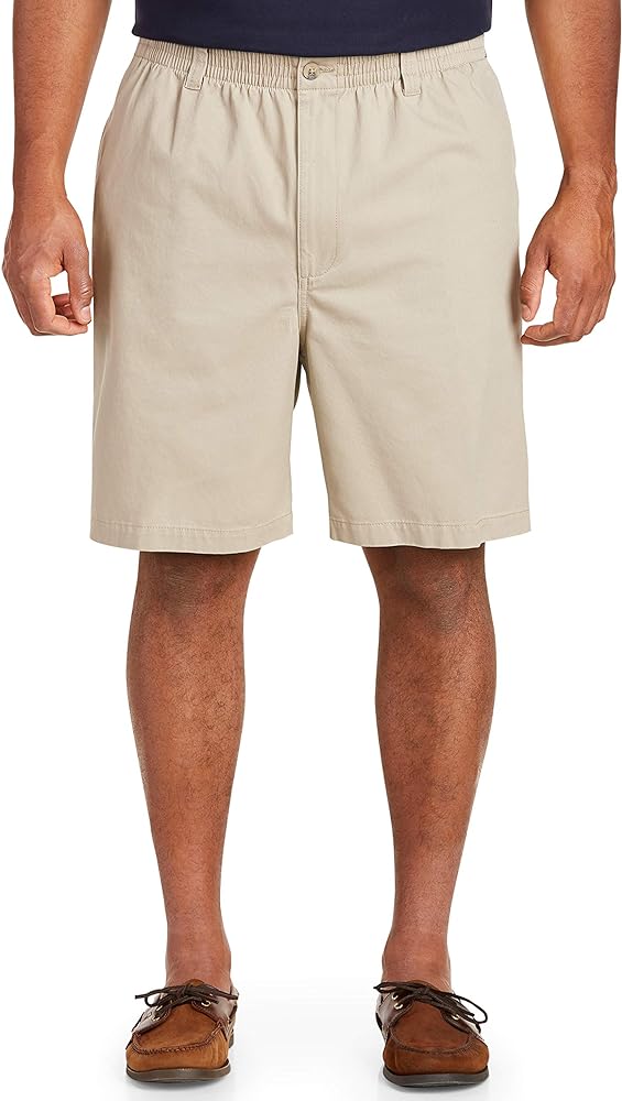 Harbor Bay by DXL Men's Big and Tall Elastic-Waist Shorts