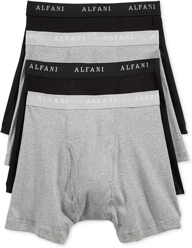 Alfani Men's 4 Pack. Cotton Boxer Briefs