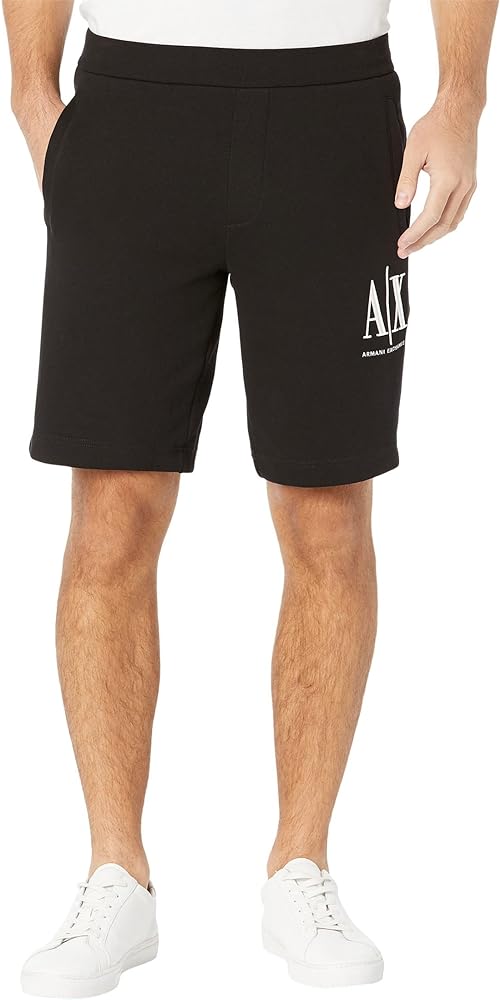 Armani Exchange Men's Icon Project Embroidered Logo Shorts