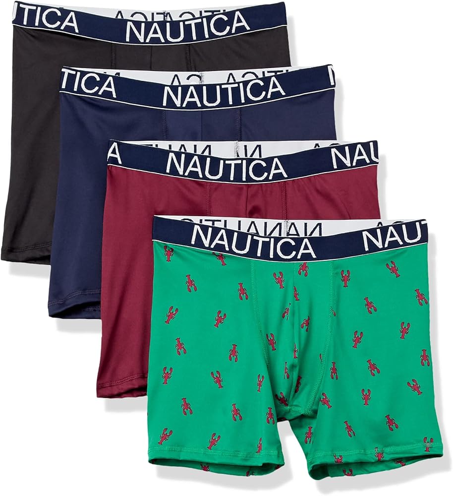 Nautica Men's 4 Pack Micro Boxer Brief