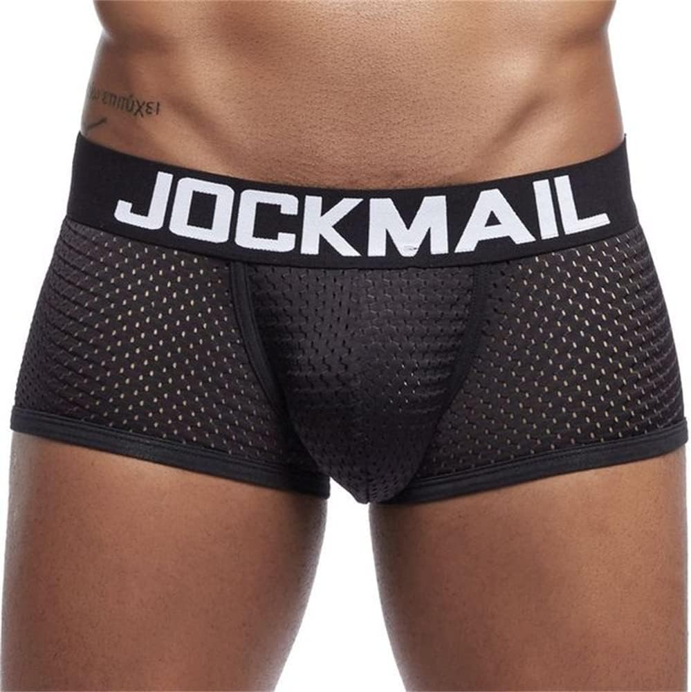 JOCKMAIL Mesh Low Waist Men Underwear Boxers Men Panties Male Underpants Men boxer short