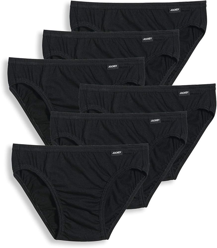 Jockey Men's Underwear Elance Bikini - 6 Pack